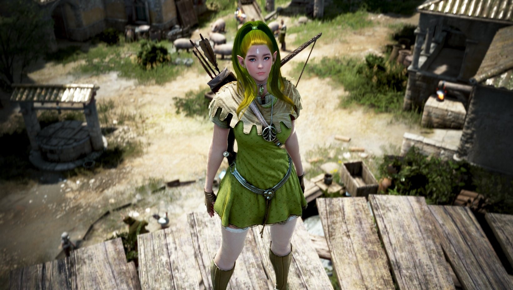 Black Desert Online Remastered Beautiful MMORPG Female Ranger Class