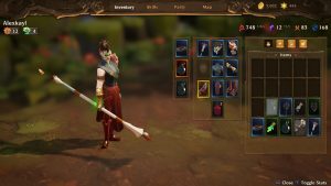 Torchlight Frontiers Preview Inventory Horizontal Progression System