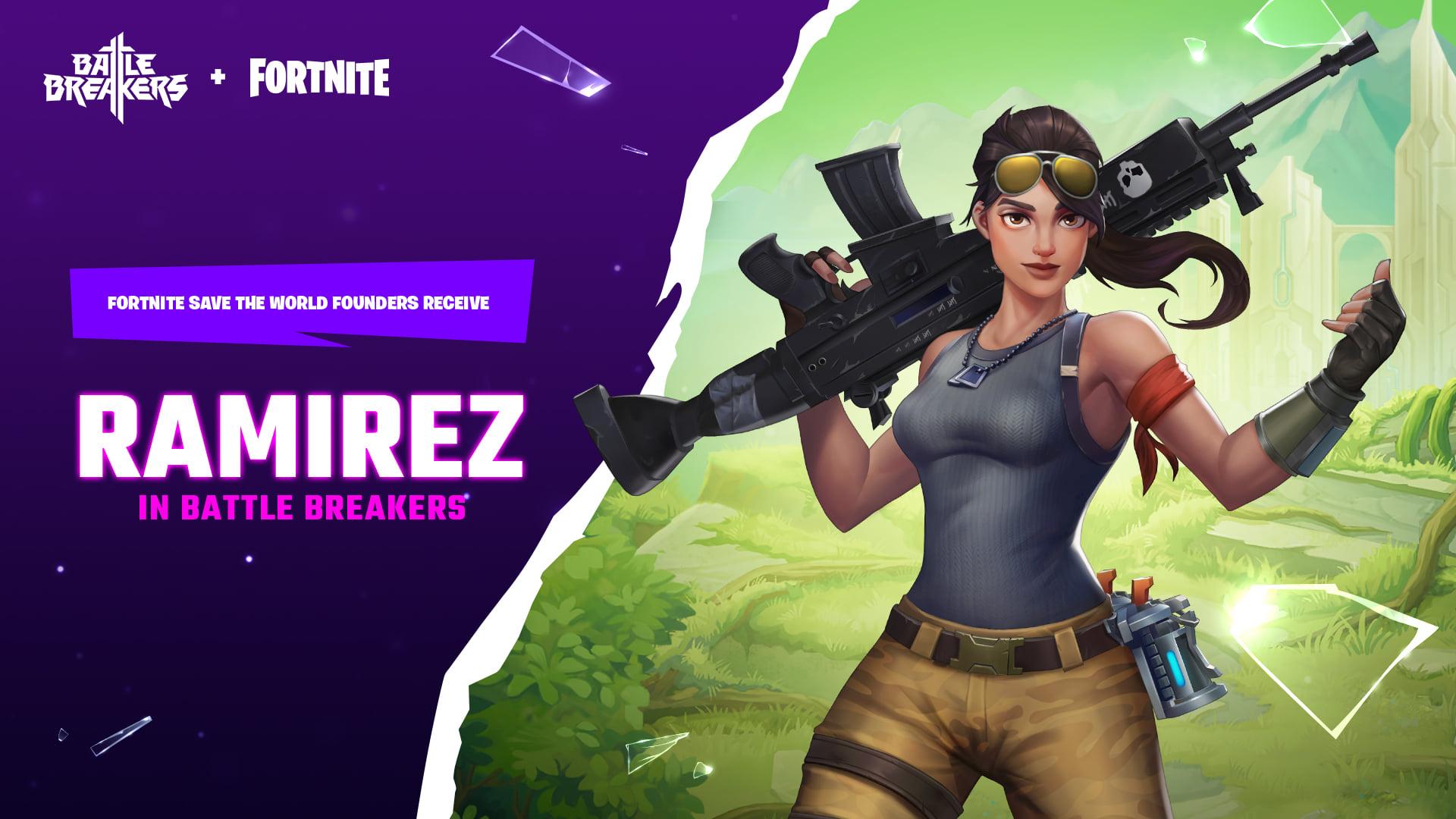 Battle Breakers Fortnite Skin Ramirez.