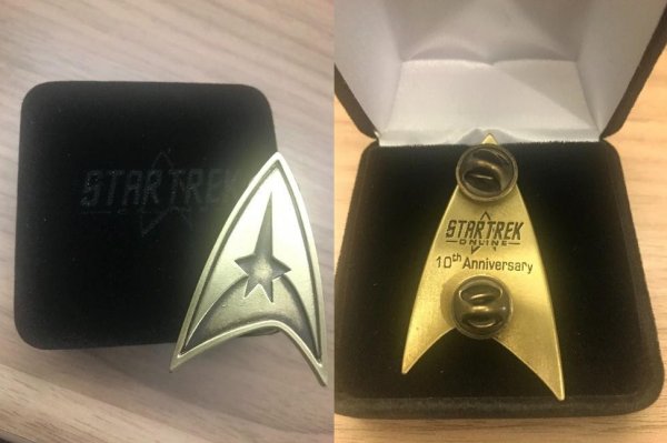 Star Trek Online anniversary badge giveaway
