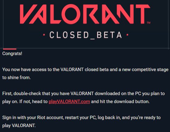 How to Know if You Got Into the Valorant Beta