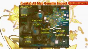 Full Genshin Impact map leak