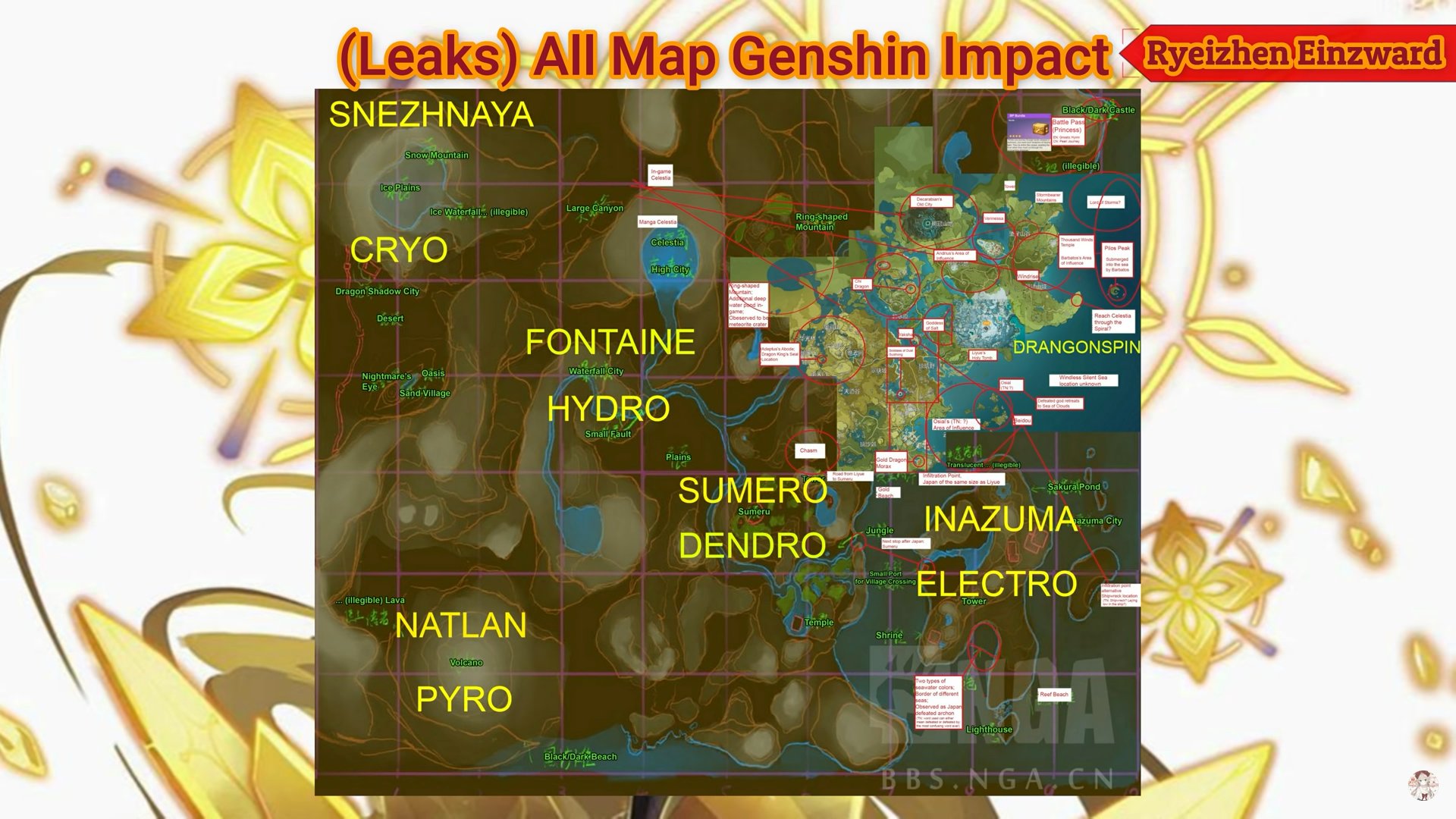 Full Genshin Impact Map Leak Ahead Of Update 1 2 Release