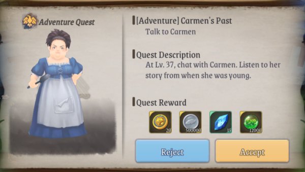 Stella Arcana Adventure Quest Guide Carmen