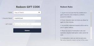 Tears of Themis Gift Codes