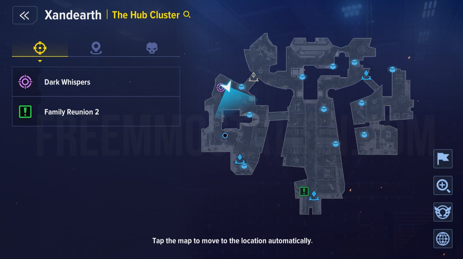 Xandearth Hub Cluster 11 collectibles