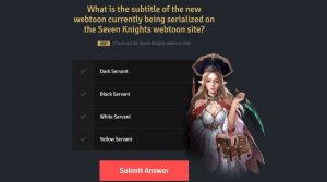 Seven Knights 2 quiz answers guide