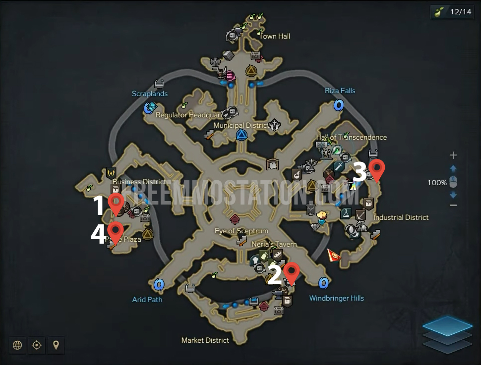 Lost Ark Origins of Stern Hidden Story Locations