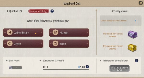Moonlight Blade Vagabond Quiz Answers Guide